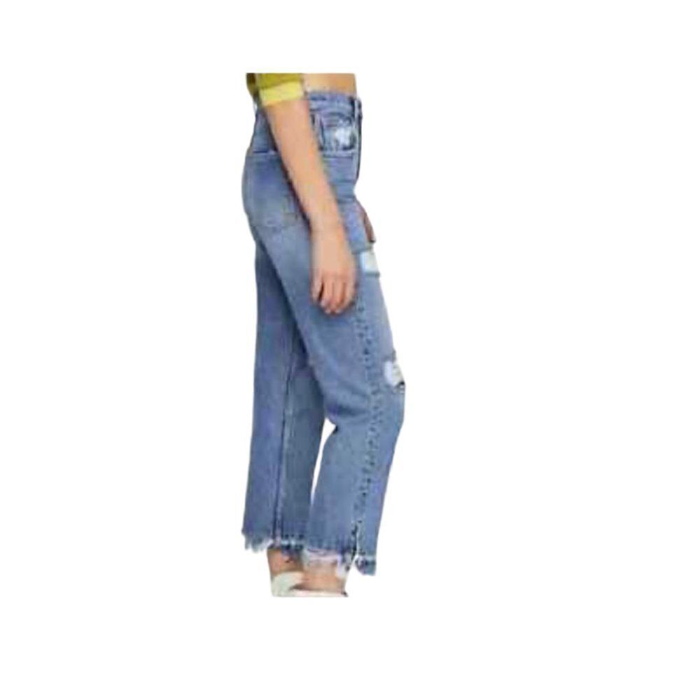 Free Free People High-Waist Lita Distressed Jeans NWT - Picture 8 of 11